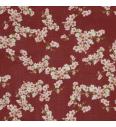 GOTS Tetra Češnjev cvet | bordo | digitalni tisk | 100%CO
