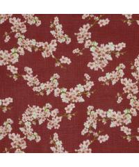 Verhees GOTS Tetra Češnjev cvet | bordo | digitalni tisk | 100%CO 09175.004