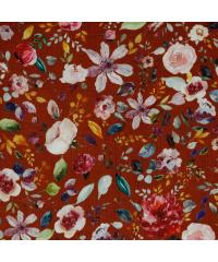 Verhees GOTS Tetra Čudovito cvetje | lončena | digitalni tisk | 100%CO 09176.006