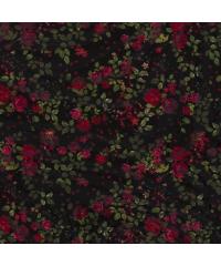Nooteboom Jersey Flock Cvetje v mraku | rdeča | 58%PL / 35%VI / 7%EL 14443.015