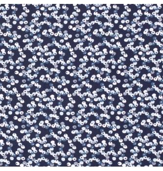 Viskozni poplin Abstraktno | modra | 100%VI