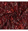 Viskoza lurex Gorski travnik | rdeča | 90%VI / 10%LRX