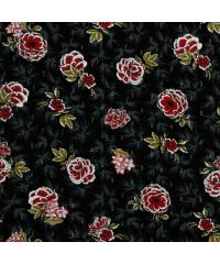 Verhees Viskoza lurex Cvetje | črna | 90%VI / 10%LRX 08278.003
