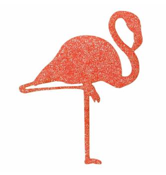 Našitek Flamingo