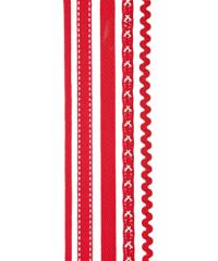 RICO Design Samolepilni okrasni trakovi | rdeči | 5 kosov 500050.044