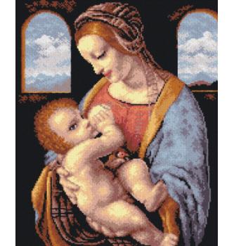 Gobelin Madonna Litta | Leonardo da Vinci | 40x50cm