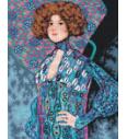 Gobelin Emile Floge | Gustav Klimt | 40x50cm