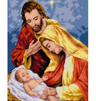 Gobelin Jožef, Marija in Kristus | 40x50cm