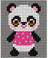 ORCHIDEA Gobelin set Panda | 17 x 20,5 cm 9743