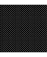 MAKOWER Patchwork blago White on black | 110cm 830/X