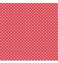 Patchwork blago Hearts white on red | 110cm