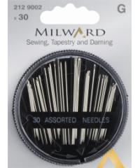 MILWARD Asortiman 30 igala | krojačke, oštre, za krpljenje i za tapaciranje 2129002
