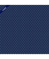 Verhees Puplin sa premazom Mini zvezdice | tamno plava | 80%CO / 20%PC C4962.002