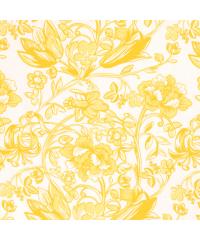 Nooteboom Viskozni puplin Barokno cveće | žuta | 100%VI 19040.034