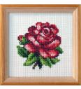 Goblen set Crvena ruža | pokrstice | 11x11cm
