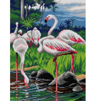 Goblen Flamingo | Wilhelm Friedrich Kuhnert | 30x40cm