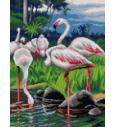 Goblen Flamingo | Wilhelm Friedrich Kuhnert | 30x40cm