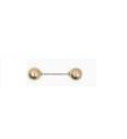 Zaponka s perlama | zlata | 60mm