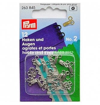 Kaveljčki | srebrni | št. 2 srednji | 12kos