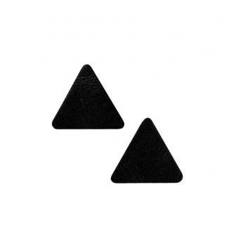 Našitek Črn trikotnik | usnje