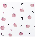 Poplin Jabolka | vijolična | digitalni tisk | 100%CO