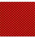 Poplin Božične zvezdice | metalik | rdeča | 100%CO