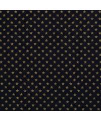Nooteboom Poplin Božične zvezdice | metalik | temnomodra | 100%CO 20704.008