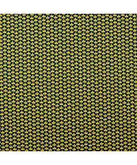 Hemmers Poplin Geometrijski listki | modra/rumena | 100%CO 201137.0001
