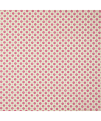 Hemmers Poplin Cvetki | krem/roza | 100%CO 201130.3002