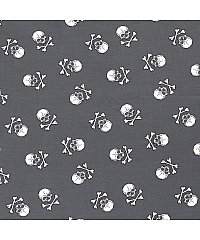 Nooteboom Poplin Velike lobanje | siva | 100%CO 15575.063