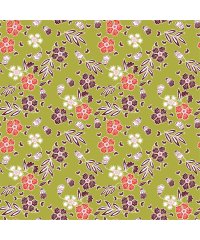 Nooteboom Poplin Čarobni nageljni | limeta | 100%CO 15828.026
