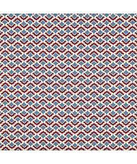 Verhees Poplin Stilizirani cvetki | sivomodra | 100%CO 05172.014