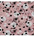 Jersey Panda mežika | roza | 95%CO / 5%EL
