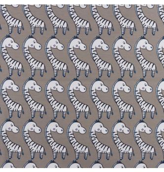 Jersey Vesela zebra | siva | 95%CO / 5%EL