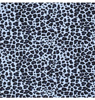 Jersey Leopardova koža | svetlomodra | 95%CO / 5%EL