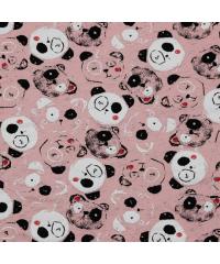 Verhees Jersey Panda mežika | roza | 95%CO / 5%EL 07208.005