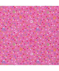 Nooteboom Jersey Podkvice in srčki | roza | 95%CO / 5%EL 17707.012