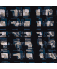 Nooteboom Jersey Abstraktna okna | petrolej | 95%VI / 5%EL 16071.024