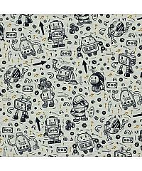 Verhees Jersey Roboti | krem melanž | 60%CO / 35%PL / 5%EL 09337.001