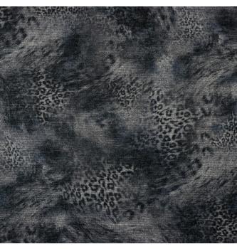 Punta Abstrakten leopard | siva | lurex | 85%PL / 13%VI / 2%EL