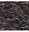 Viskozna tkanina Abstraktno | temnomodra | 95%VI / 5%EL
