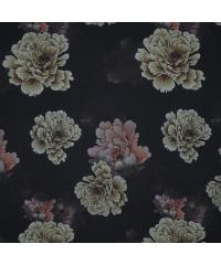 Verhees Viskoza Veliki cvetovi | črna | 100%VI 04307.001