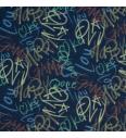Softshell Grafiti | temnomodra | digitalni tisk | 95%PL / 5%EL