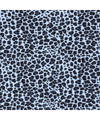 Nooteboom Jersey Leopardova koža | svetlomodra | 95%CO / 5%EL 16641.003