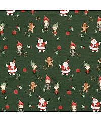 Nooteboom Jersey Zabava | temnozelena | digitalni tisk | 95%CO / 5%EL 18746.028