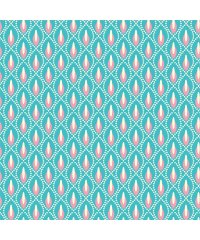 Nooteboom Poplin Abstraktne kaplje | aqua | 100%CO 15827.004