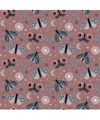 Nooteboom Jersey Sanjski metulji | stara roza | 95%CO / 5%EL 16627.014