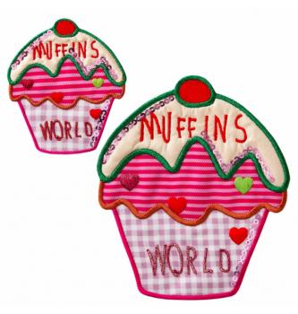 Našitka Muffins world