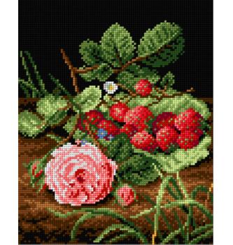 Gobelin Vrtnica in češnje | 24x30cm