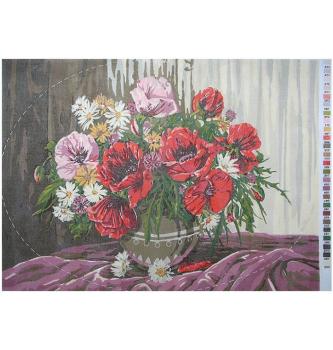 Gobelin set Poljsko cvetje | 72x32cm